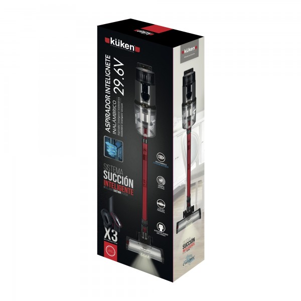 Aspirador bateria inteligente kuken29,6v