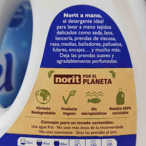 Norit delicado mano Detergente líquido 1125 + 90ml